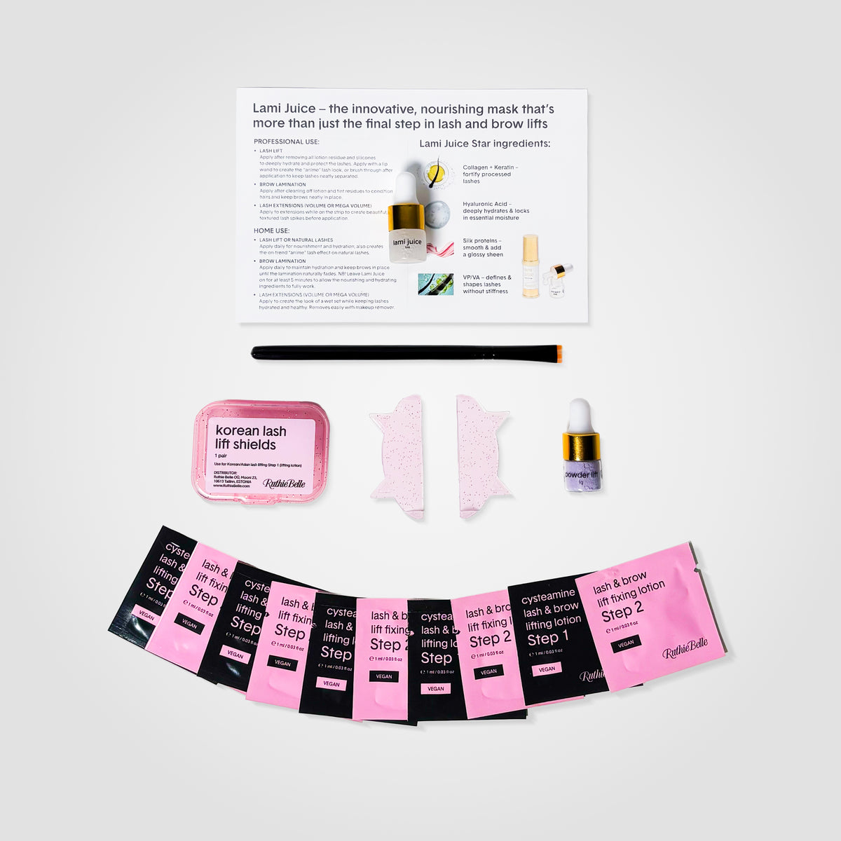 Korean Lash Lift Mini Kit