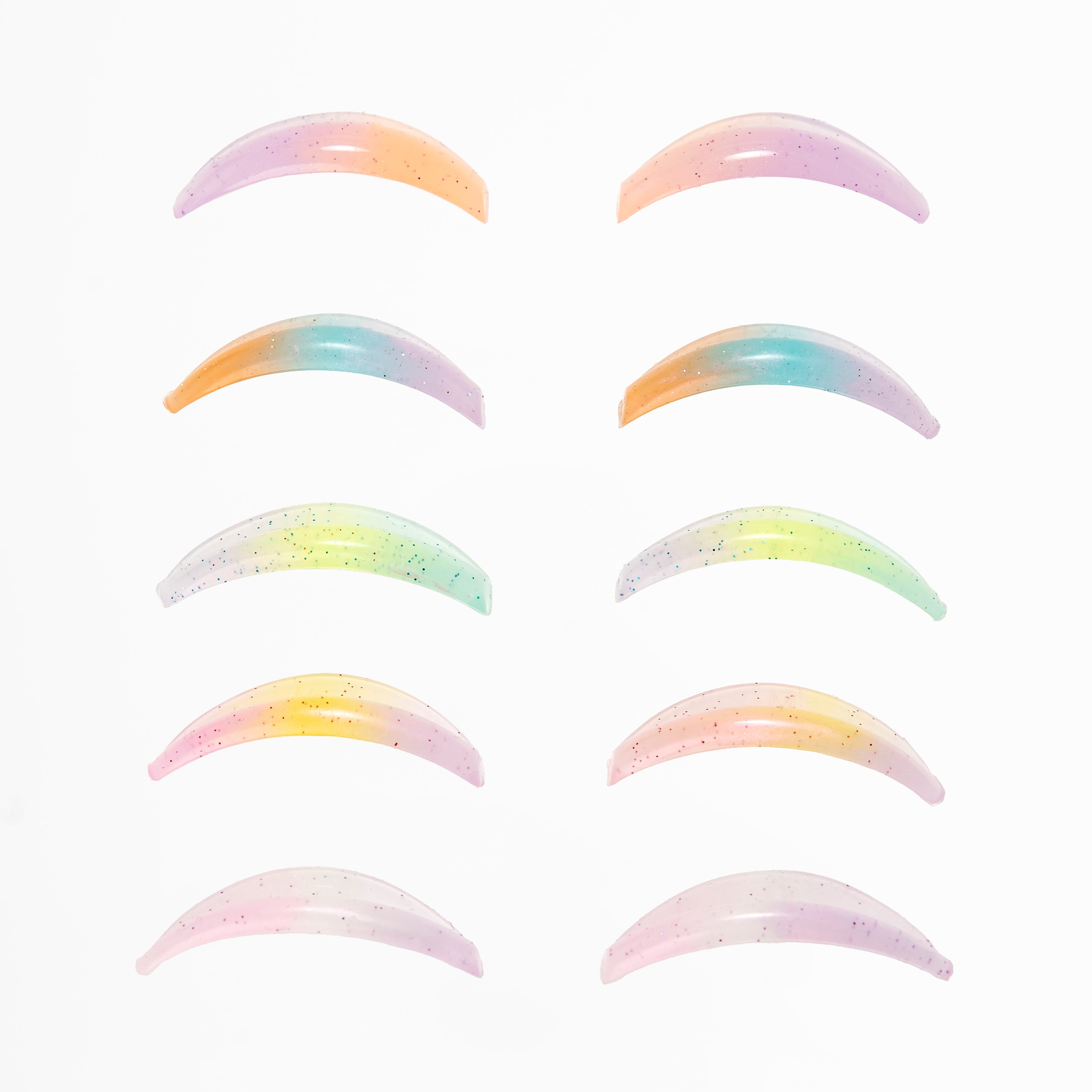 Glueless Flat Silicones 5 Pairs Set