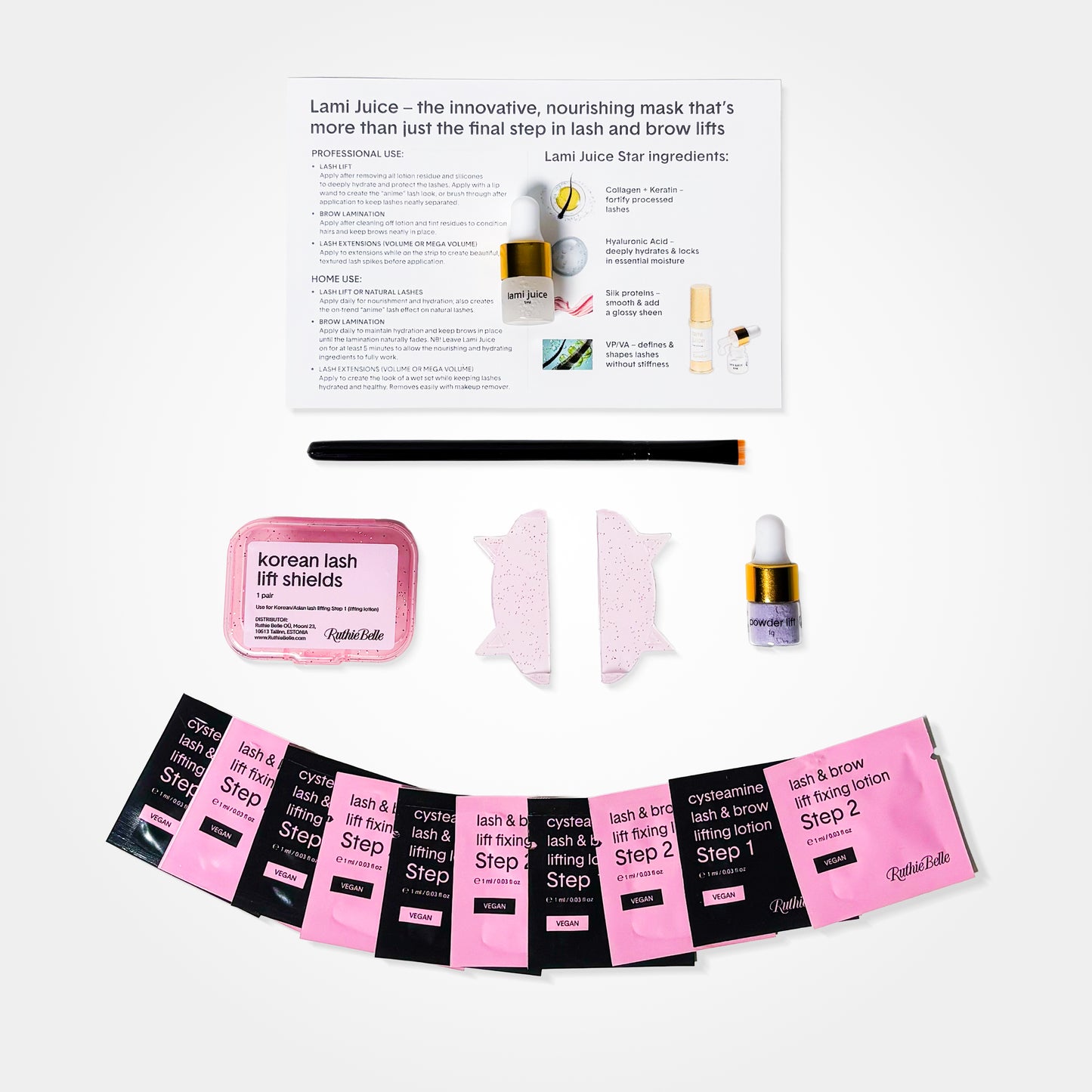 Korean Lash Lift Mini Kit